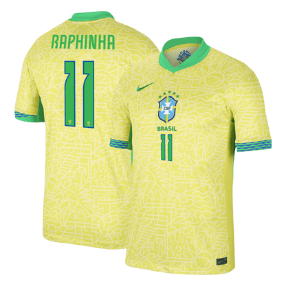 Domácí Fotbalový Dres Brazil 2024 RAPHINHA #11