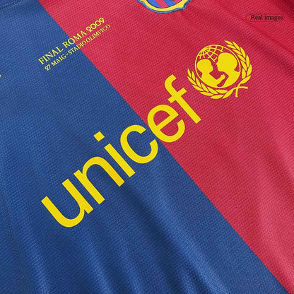Domácí Retro Dres Barcelona 2008/09 A.INIESTA #8 - UCL Final