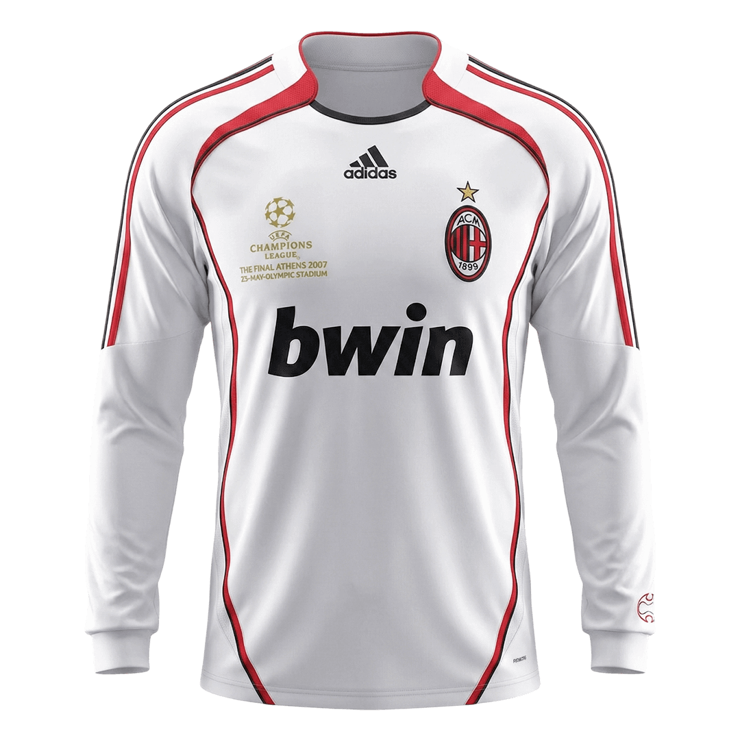 AC Milán venkovní retro dres 2006/07 dlouhý rukáv