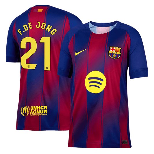 Domácí Fotbalový Dres Barcelona 25/26 F.DE JONG #21