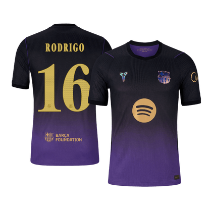 Barcelona venkovní dres 2026/27 hráčská verze RODRIGO #16 UCL
