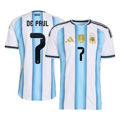Argentina domácí dres MS 2026 hráčská verze DE PAUL #7