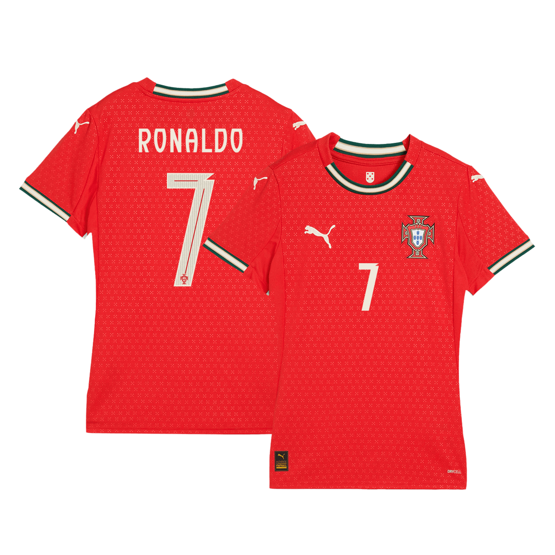 Dámský Domácí Fotbalový Dres Portugal 2025 RONALDO #7