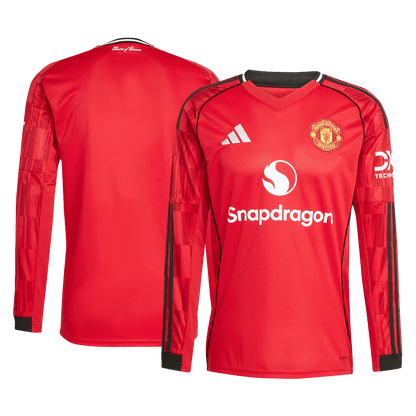 Domácí Fotbalový Dres Manchester United 25/26 Long Sleeve