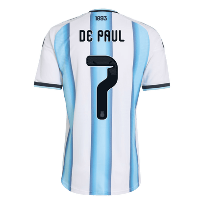 Argentina domácí dres MS 2026 hráčská verze DE PAUL #7