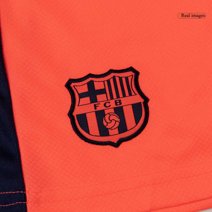 Barcelona dětská třetí sada dresu 2025/26