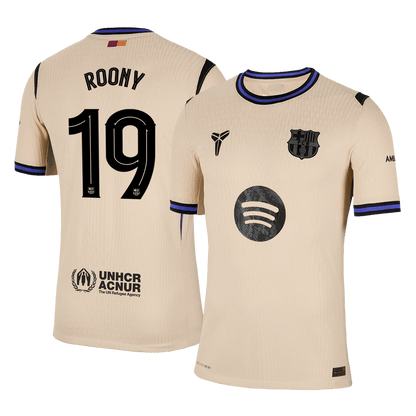 Venkovní Fotbalový Dres Barcelona 25/26 Authentic ROONY #19 UCL
