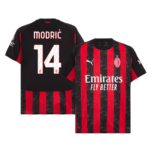 Domácí Fotbalový Dres AC Milán 25/26 MODRIĆ #14