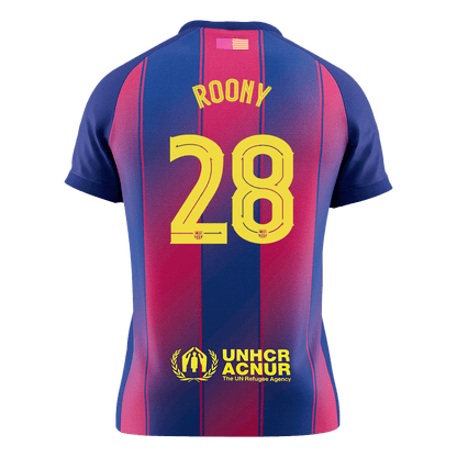 Barcelona domácí fotbalový dres 2025/26 ROONY #28 UCL