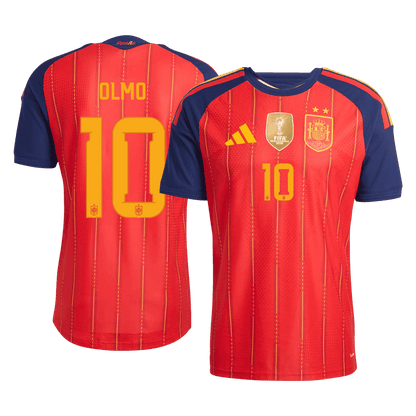 Španělsko domácí dres MS 2026 hráčská verze OLMO #10