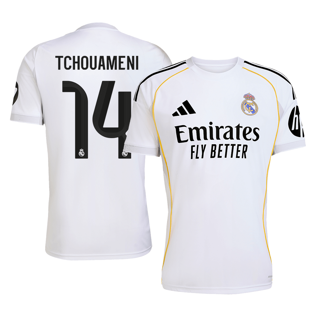 Real Madrid domácí fotbalový dres 2025/26 TCHOUAMENI #14