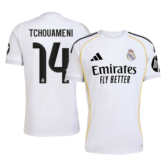 Real Madrid domácí fotbalový dres 2025/26 TCHOUAMENI #14