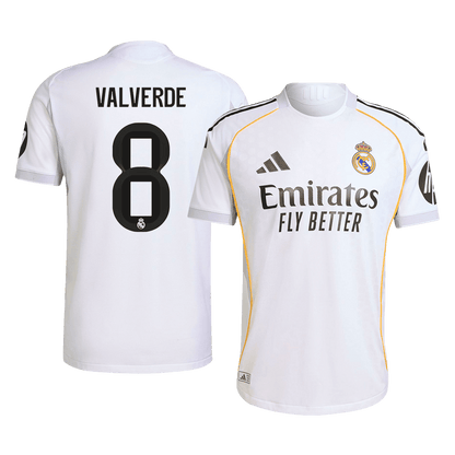 Domácí Fotbalový Dres Real Madrid 25/26 Authentic VALVERDE #8