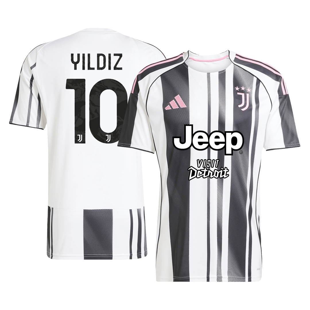 Juventus domácí fotbalový dres 2025/26 YILDIZ #10