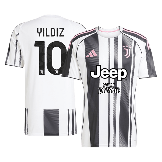 Juventus domácí fotbalový dres 2025/26 YILDIZ #10