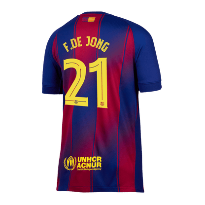 Domácí Fotbalový Dres Barcelona 25/26 F.DE JONG #21 UCL