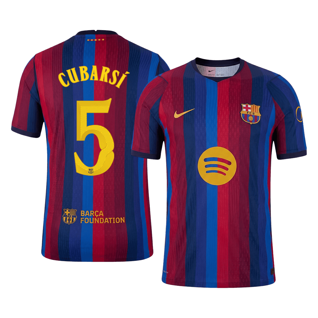 Barcelona domácí dres 2026/27 hráčská verze CUBARSÍ #5 UCL