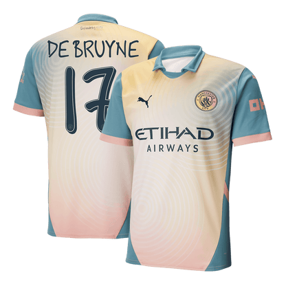 Fotbalový Dres Manchester City 24/25 DE BRUYNE #17 - Definitely City