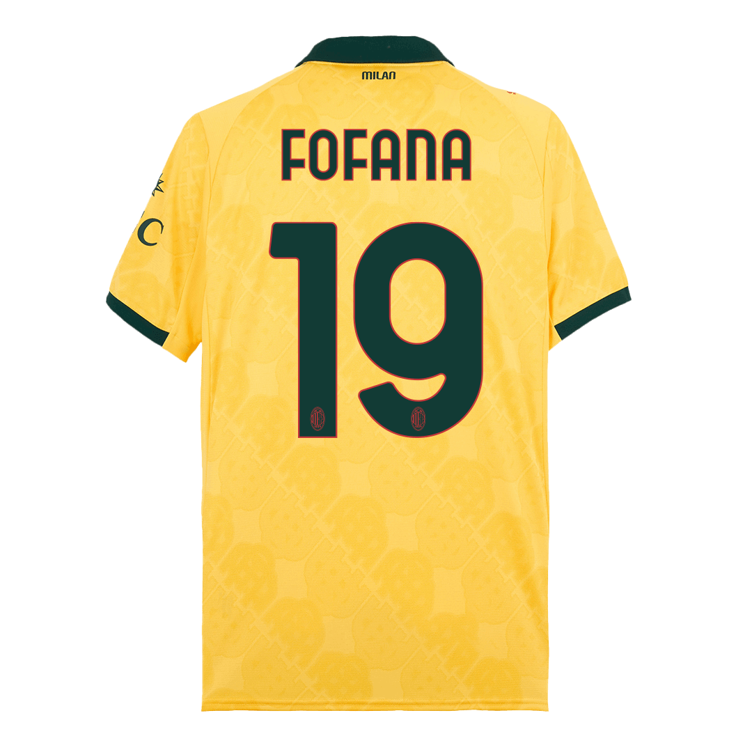 AC Milán třetí fotbalový dres 2025/26 FOFANA #19