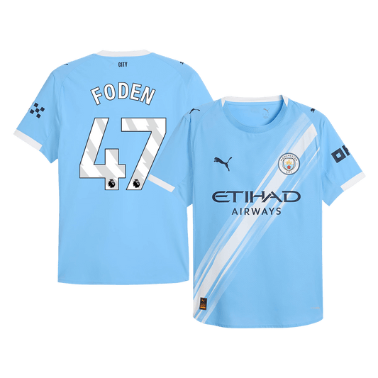 Domácí Fotbalový Dres Manchester City 25/26 Authentic FODEN #47