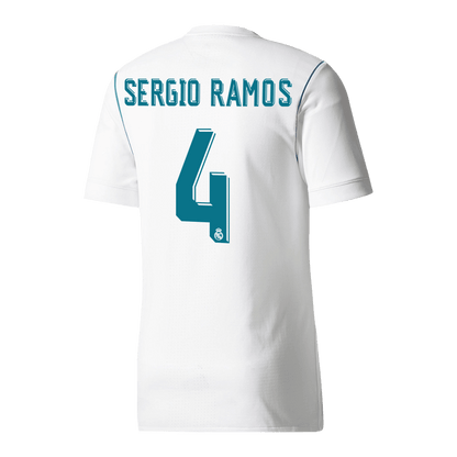 Domácí Retro Dres Real Madrid 2017/18 Retro SERGIO RAMOS #4