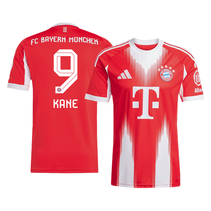 KANE #9 Bayern Munich Home Soccer Jersey 2025/26 Red