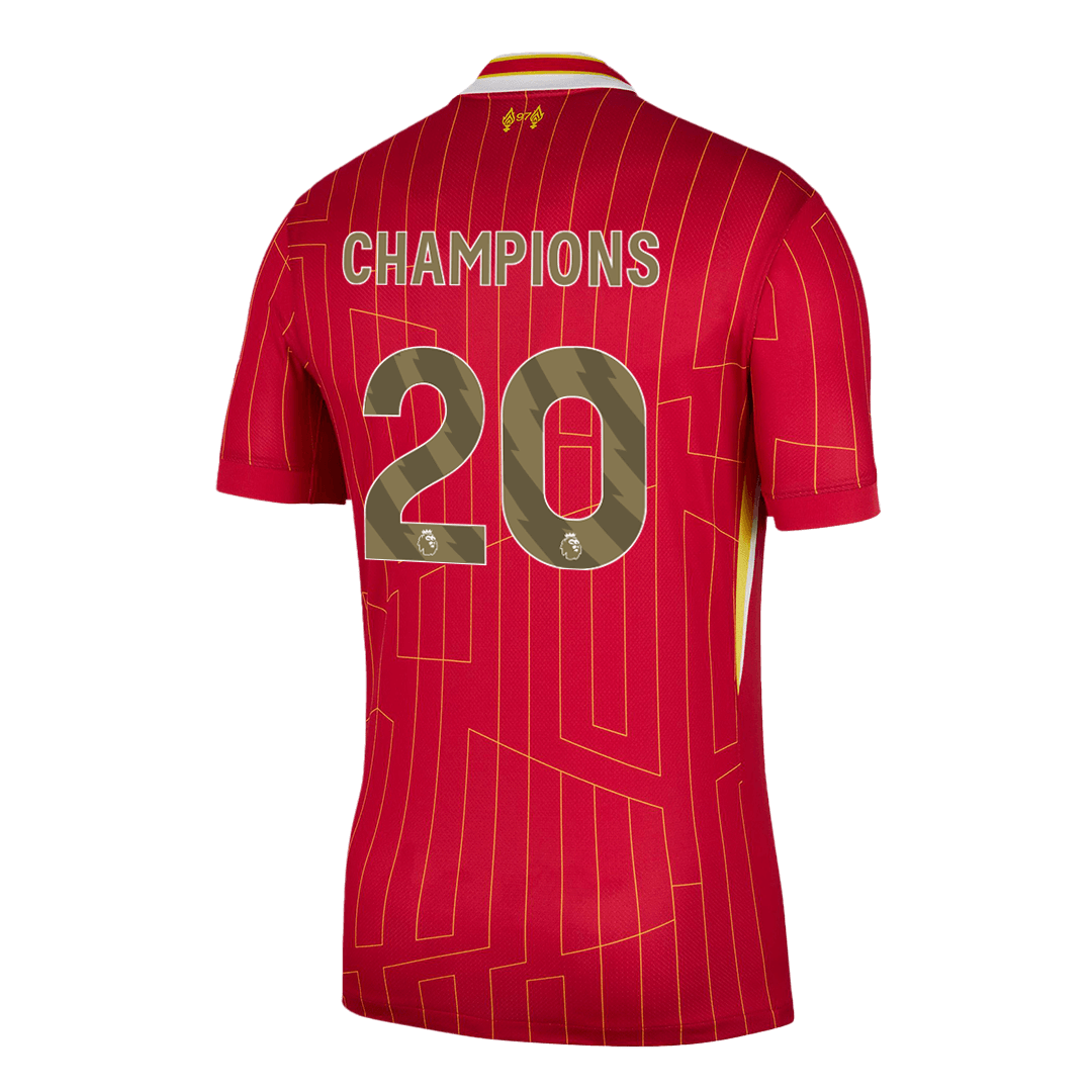 Domácí Fotbalový Dres Liverpool 24/25 CHAMPIONS #20