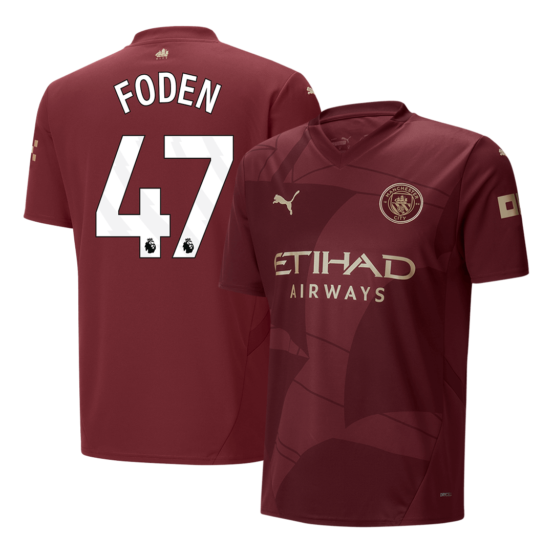 Třetí Fotbalový Dres Manchester City 24/25 FODEN #47