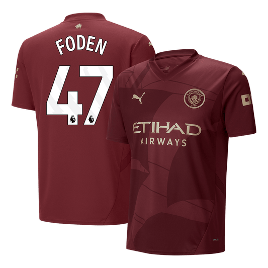 Třetí Fotbalový Dres Manchester City 24/25 FODEN #47