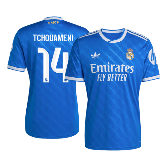Real Madrid třetí fotbalový dres 2025/26 TCHOUAMENI #14