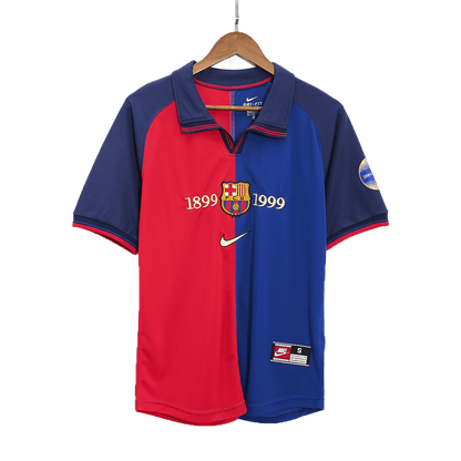 Domácí Retro Dres Barcelona 1999/00 RIVALDO #11 - 100th Anniversary