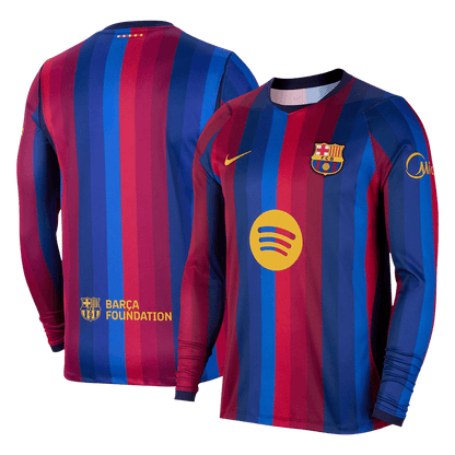 Barcelona domácí fotbalový dres 2026/27 dlouhý rukáv