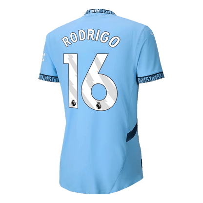 Domácí Fotbalový Dres Manchester City 24/25 Authentic RODRIGO #16