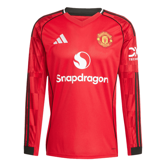 Domácí Fotbalový Dres Manchester United 25/26 Long Sleeve