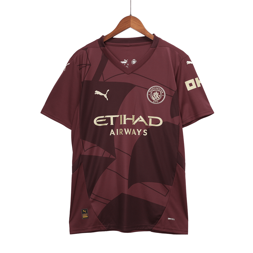 Třetí Fotbalový Dres Manchester City 24/25 HAALAND #9 UCL