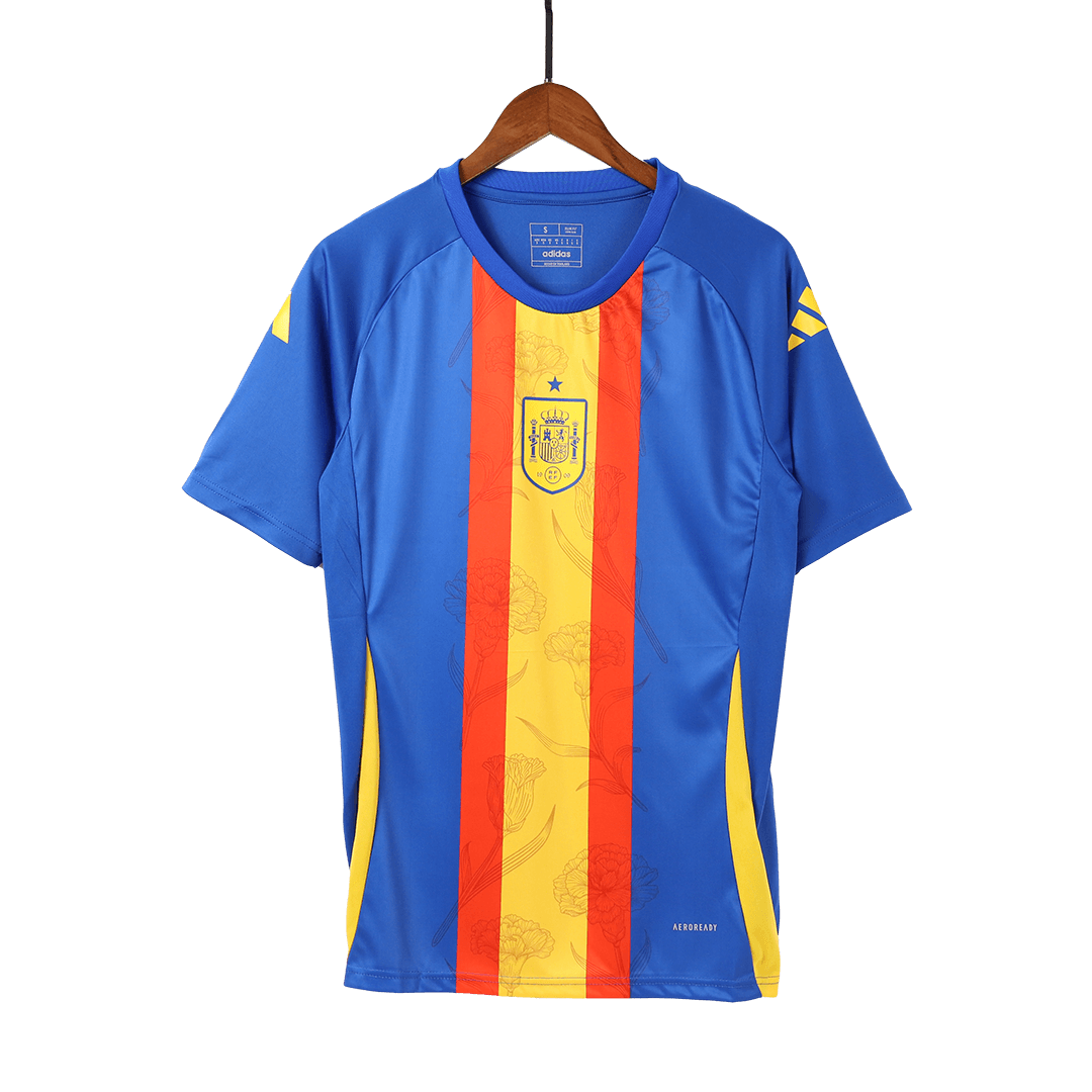 Předzápasový Fotbalový Dres Spain 2024 - modrý