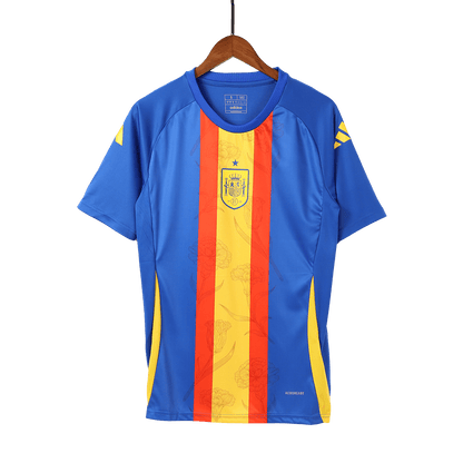 Předzápasový Fotbalový Dres Spain 2024 - modrý