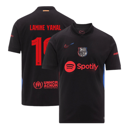 Venkovní Fotbalový Dres Barcelona 24/25 LAMINE YAMAL #19 UCL