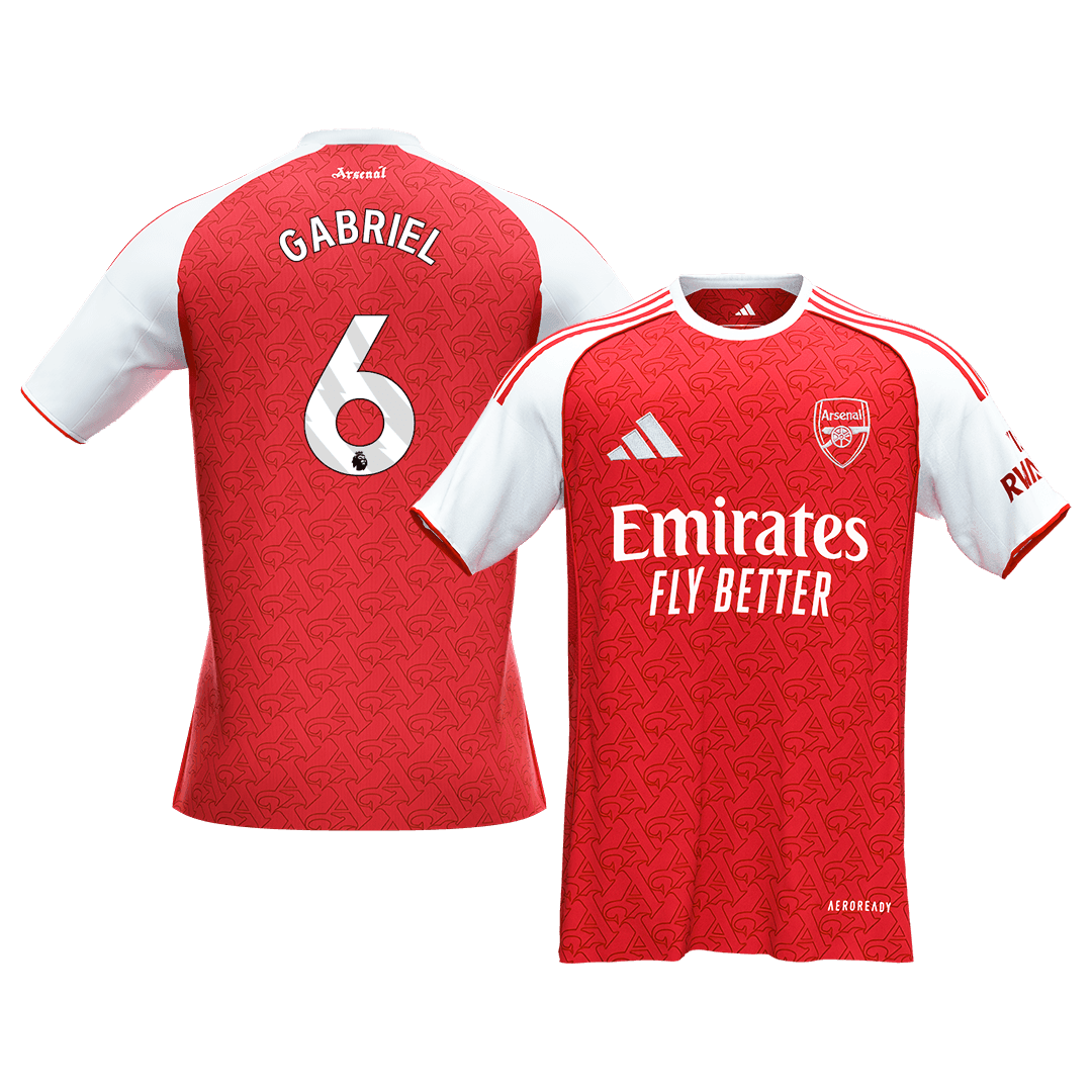Arsenal domácí fotbalový dres 2025/26 GABRIEL #6