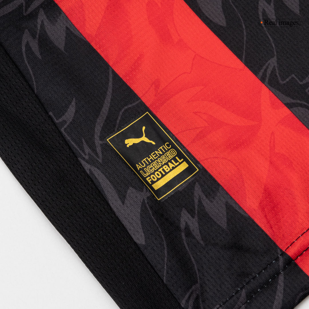 AC Milán domácí fotbalový dres 2025/26 dlouhý rukáv