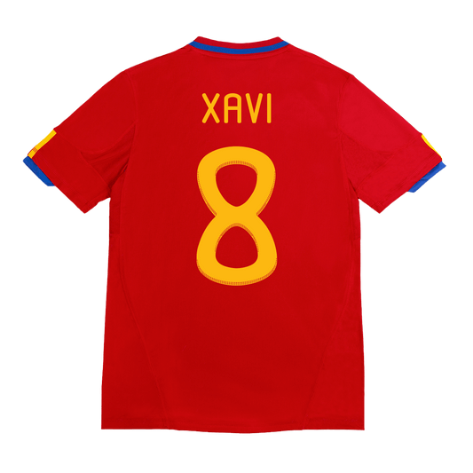 Domácí Retro Dres Spain 2010 XAVI #8