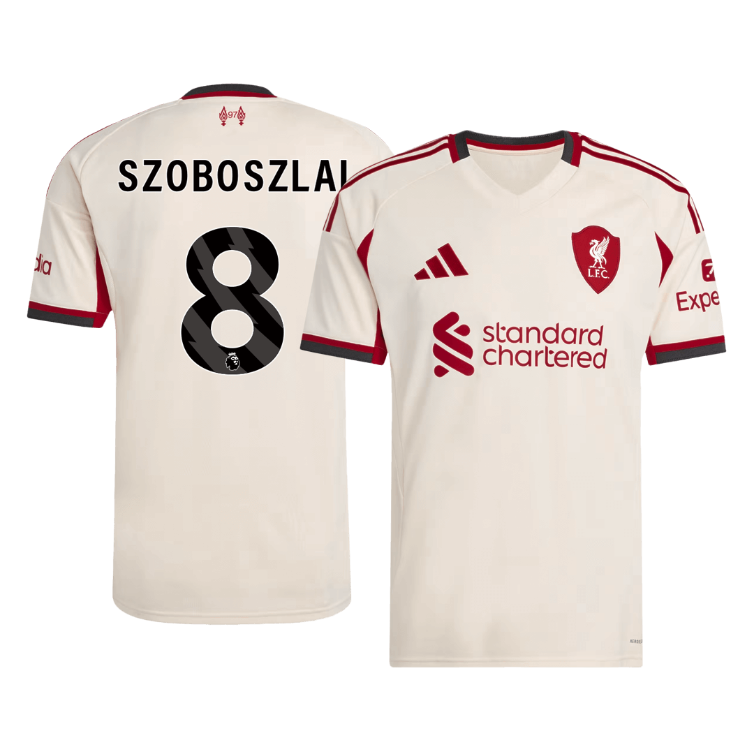 Liverpool venkovní fotbalový dres 2025/26 SZOBOSZLAI #8