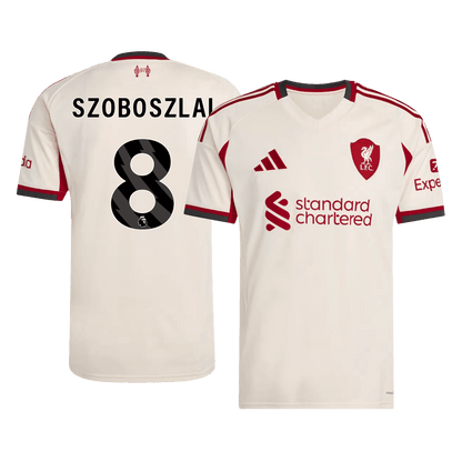 Liverpool venkovní fotbalový dres 2025/26 SZOBOSZLAI #8