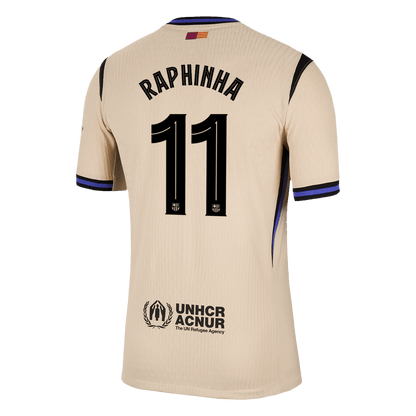 Venkovní Fotbalový Dres Barcelona 25/26 Authentic RAPHINHA #11 UCL
