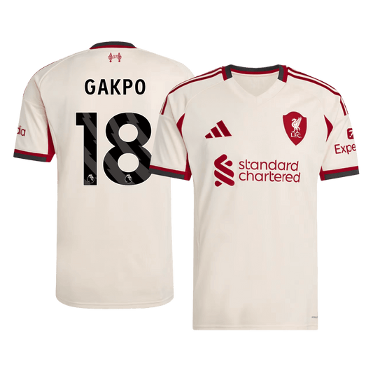 Liverpool venkovní fotbalový dres 2025/26 GAKPO #18