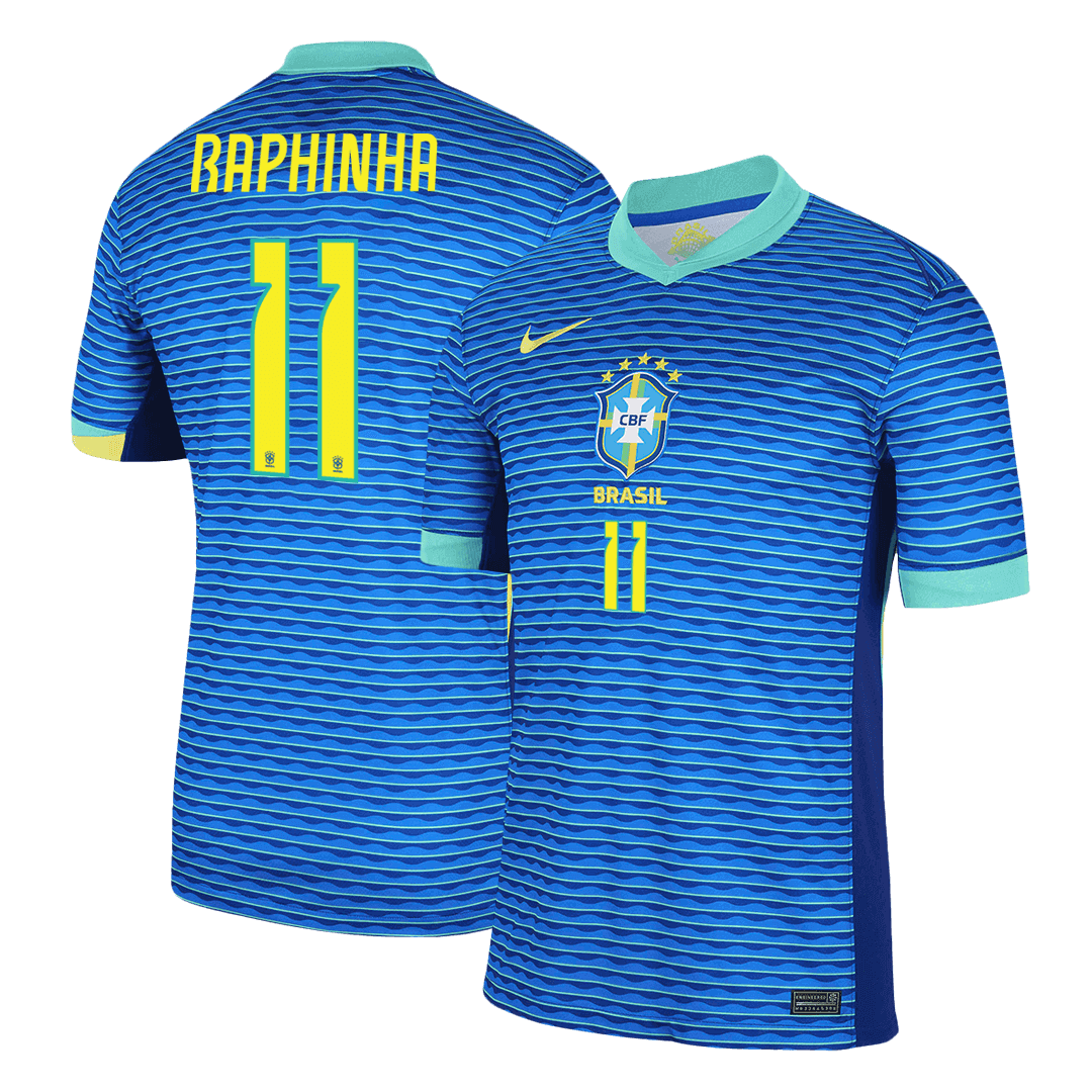 Venkovní Fotbalový Dres Brazil 2024 RAPHINHA #11