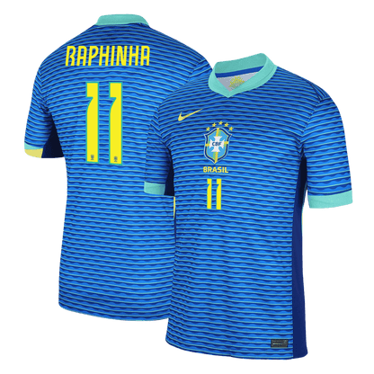 Venkovní Fotbalový Dres Brazil 2024 RAPHINHA #11