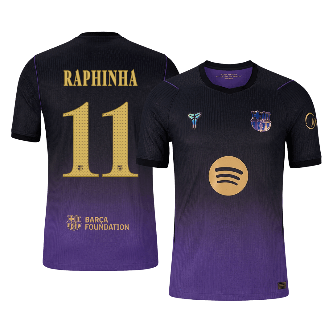 Barcelona venkovní dres 2026/27 hráčská verze RAPHINHA #11 UCL