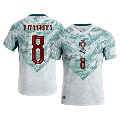 Portugalsko venkovní fotbalový dres MS 2026 B.FERNANDES #8