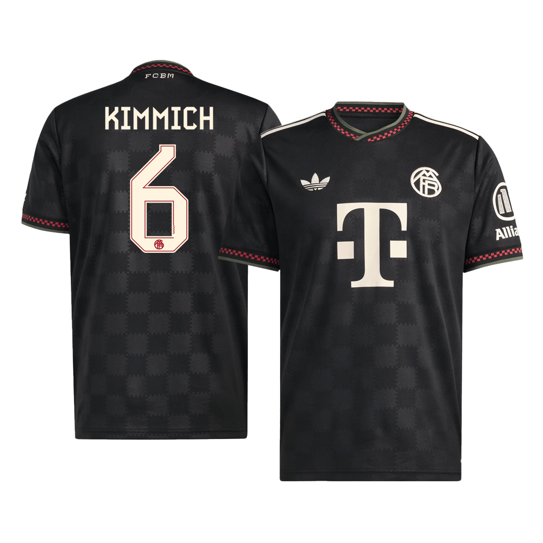 Bayern Mnichov třetí fotbalový dres 2025/26 KIMMICH #6